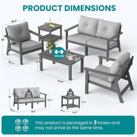 Corex HDPE Outdoor Sectional Sofa