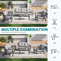 Corex HDPE Outdoor Sectional Sofa