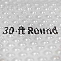 Blue Wave 30' Round 12 Mil Clear Solar Cover for Above Ground Pools, product photo (image 8)