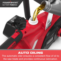 20V 12" Cordless Chainsaw w/ Battery & Charger PS76122A