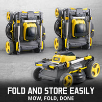 80V 26" Brushless Cordless Self-Propelled Lawn Mower w/ Battery & Charger PS76826