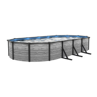 30' x 15' Oval Above-Ground Pool with 52" Steel Wall | Montilla | 15-Year Warranty