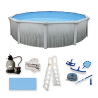 Martinique 15' Round above-ground pool package, product photo (image 2)