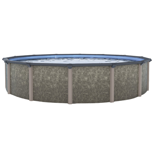 24' Round Hybrid Above-Ground Pool with 54" Steel Wall | Riviera | 30-Year Warranty