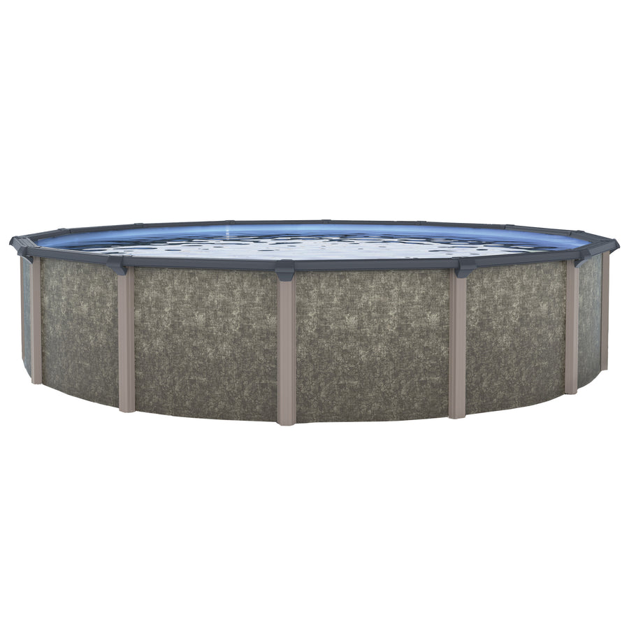 24' Round Hybrid Above-Ground Pool with 54" Steel Wall | Riviera | 30-Year Warranty