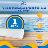 48-in Peel and Stick Above Ground Pool Cove, feature detail (image 2)