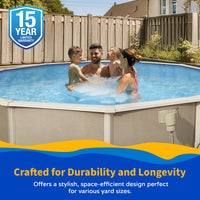 Belize 24' Round above-ground pool package, feature detail (image 5)