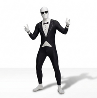Tuxedo 2nd Skin Suit Adult Costume