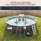 Riviera 18' Round above-ground pool package, feature detail (image 3)