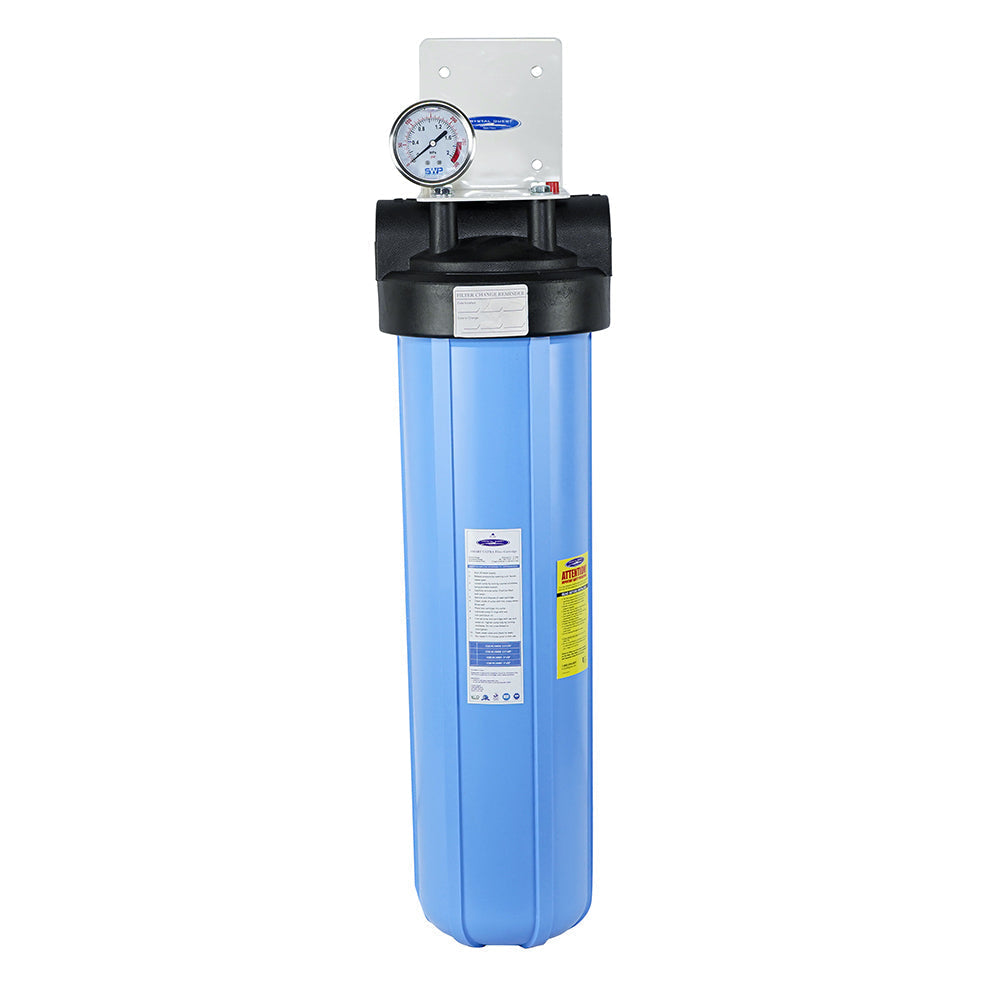 Big Blue Whole House Water Filter | Metal Removal (4-6 GPM | 1-2 people)