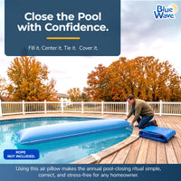 Blue Wave 4' x 15' Winter Air Pillow, Ice Equalizer for Above Ground Pools, feature detail (image 3)