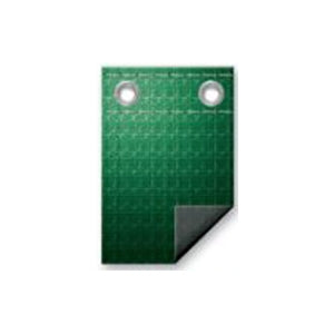 Swimline SupremeGuard 12' x 24' Above Ground Solid Winter Pool Cover, Green, 3' Overlap, PCO121527