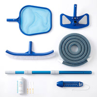 Blue Wave Standard Above Ground Pool Maintenance Kit with 12' Pole and 30' Vacuum Hose (NA390)