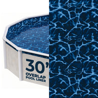 30' Round Evening Bay 13 Mil Overlap Pool Liner (NL507-20)