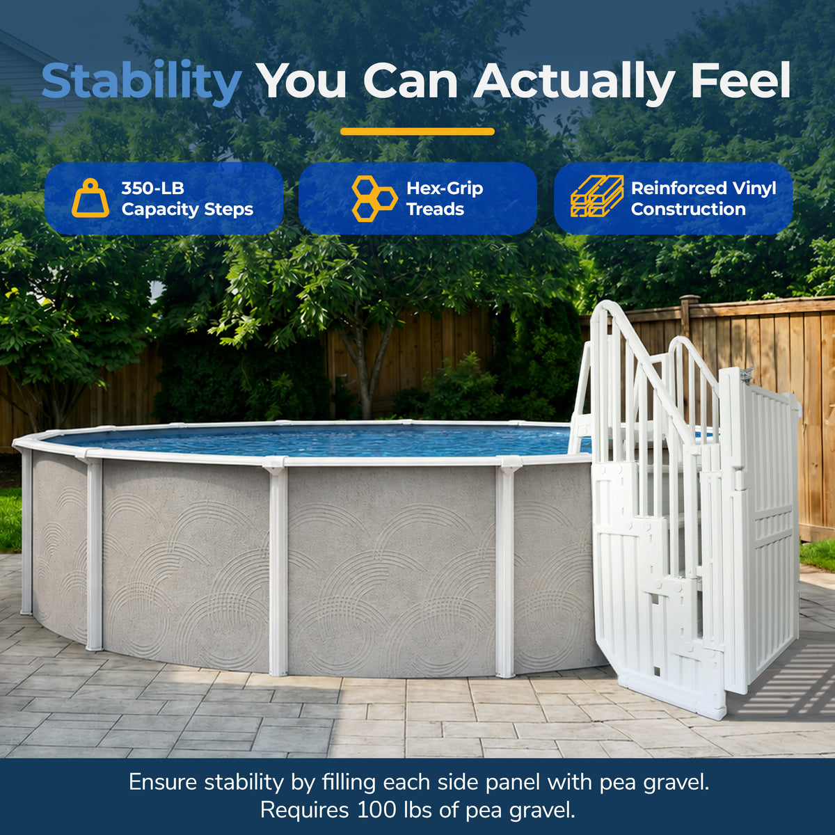 Easy In-Pool Entry System, feature detail (image 2)