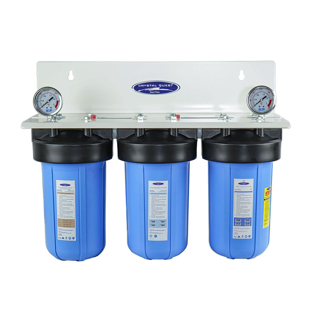 Compact Whole House Water Filter | Metal Removal (2-4 GPM | 1-2 people)