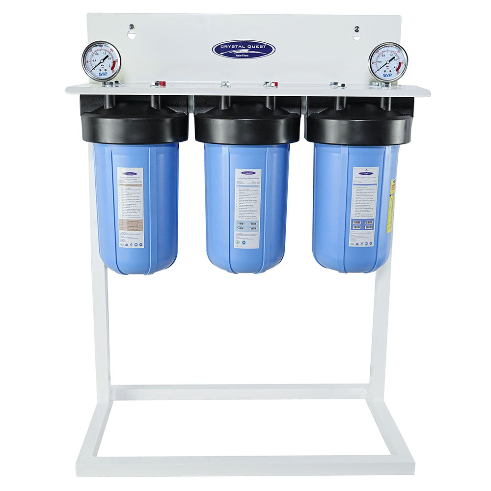 Compact Whole House Water Filter | Metal Removal (2-4 GPM | 1-2 people)
