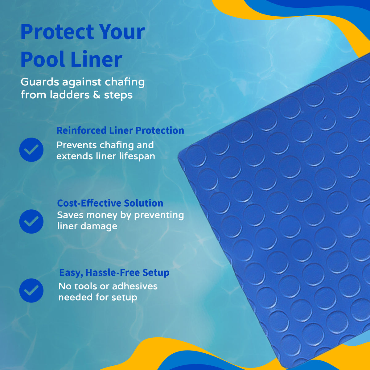 2-ft x 3-ft In-Pool Ladder/Step Liner Pad, feature detail (image 6)