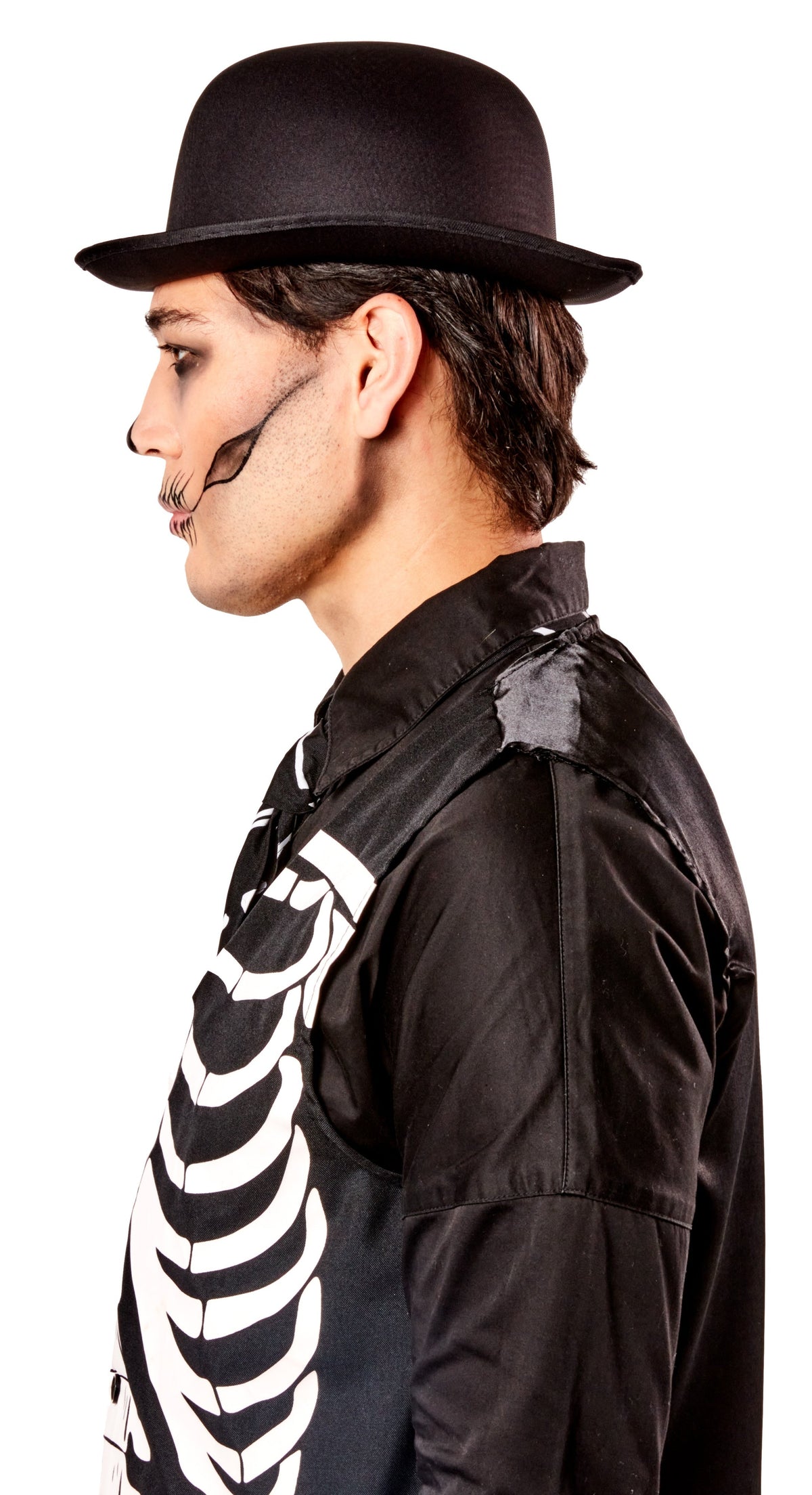 Deluxe Black Satin Derby Hat