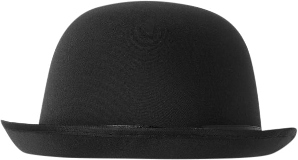 Deluxe Black Satin Derby Hat