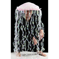 Pink Light Up LED Jellyfish Adult Costume Headpiece