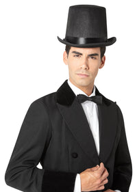 Steampunk Black Bell Topper Hat