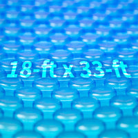 Blue Wave 33' x 18' Oval 8 Mil Blue Solar Cover for Above Ground Pools, product photo (image 8)