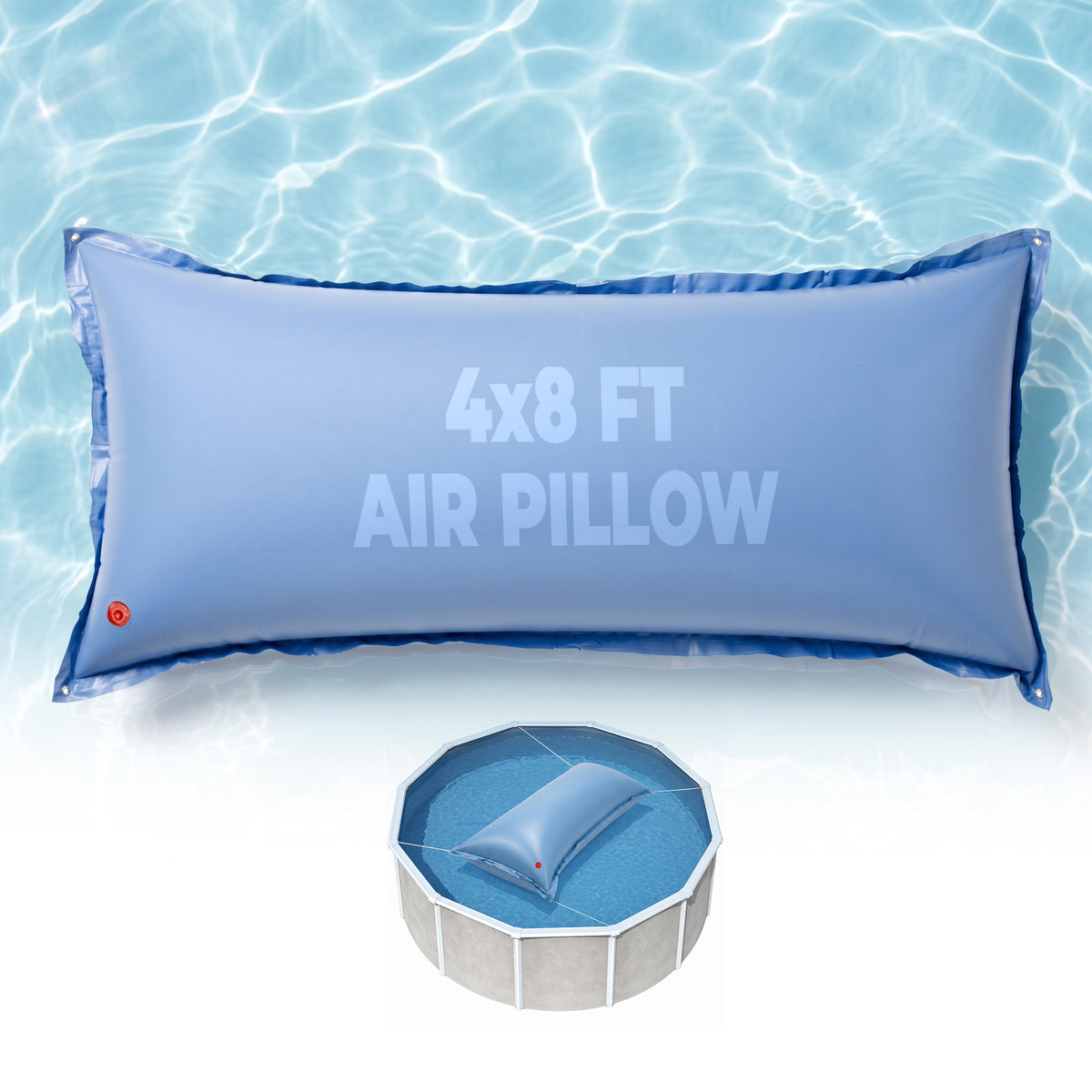 Blue Wave 4' x 8' Winter Air Pillow, Ice Equalizer for Above Ground Pools, NW151