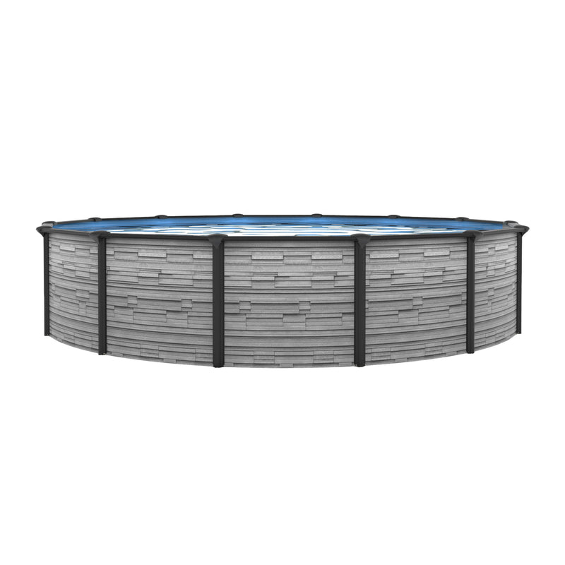 24' Round Above-Ground Pool with 52" Steel Wall | Montilla | 15-Year Warranty