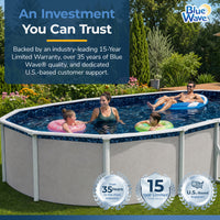 Evening Bay pool liner, 30' x 15' Oval, feature detail (image 6)