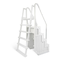 Blue Wave Easy Pool Step with Outside Ladder for Above Ground Pools, NE126