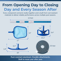 Economy Maintenance Kit for Above Ground Pools, feature detail (image 6)