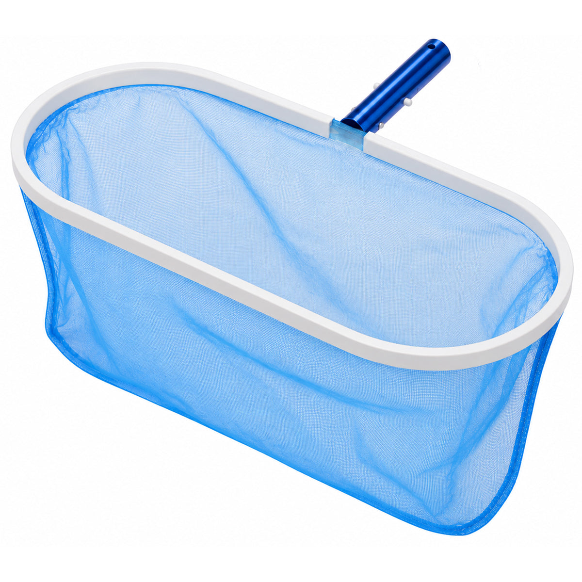 Blue Wave Aluminum Deep Bag Pool Leaf Rake with Chemical-Resistant Mesh (NA8004)