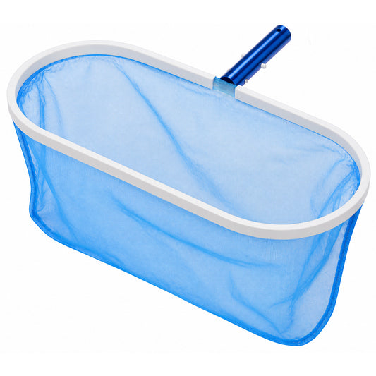 Blue Wave Aluminum Deep Bag Pool Leaf Rake with Chemical-Resistant Mesh (NA8004)