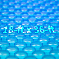 Blue Wave 18' x 36' Rectangle 12 Mil Blue Solar Cover for In-Ground Pools, product photo (image 8)