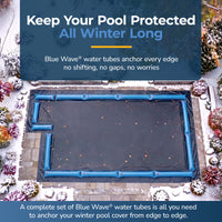 Blue Wave 4' Step Water Tube, Blue for In Ground Winter Cover Step Sections, 2-Pack, feature detail (image 3)