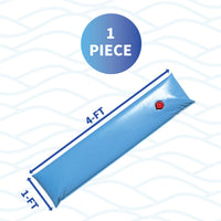 Blue Wave 4' Step Water Tube, Blue for In Ground Winter Cover Step Sections, feature detail (image 2)