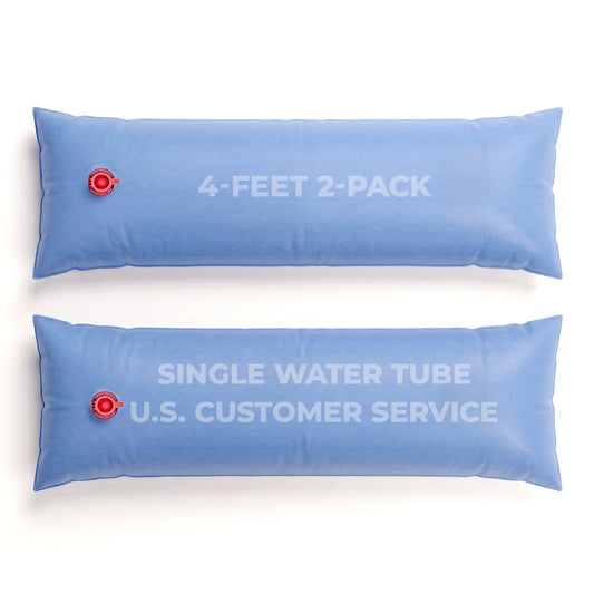 Blue Wave 4' Step Water Tube, Blue for In Ground Winter Cover Step Sections, 2-Pack, NW107-2