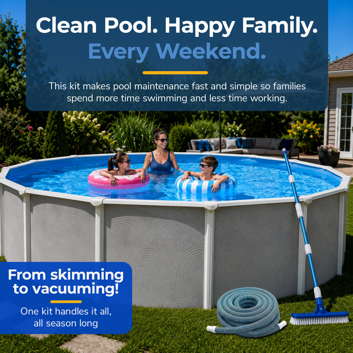 Economy Maintenance Kit for Above Ground Pools, feature detail (image 5)