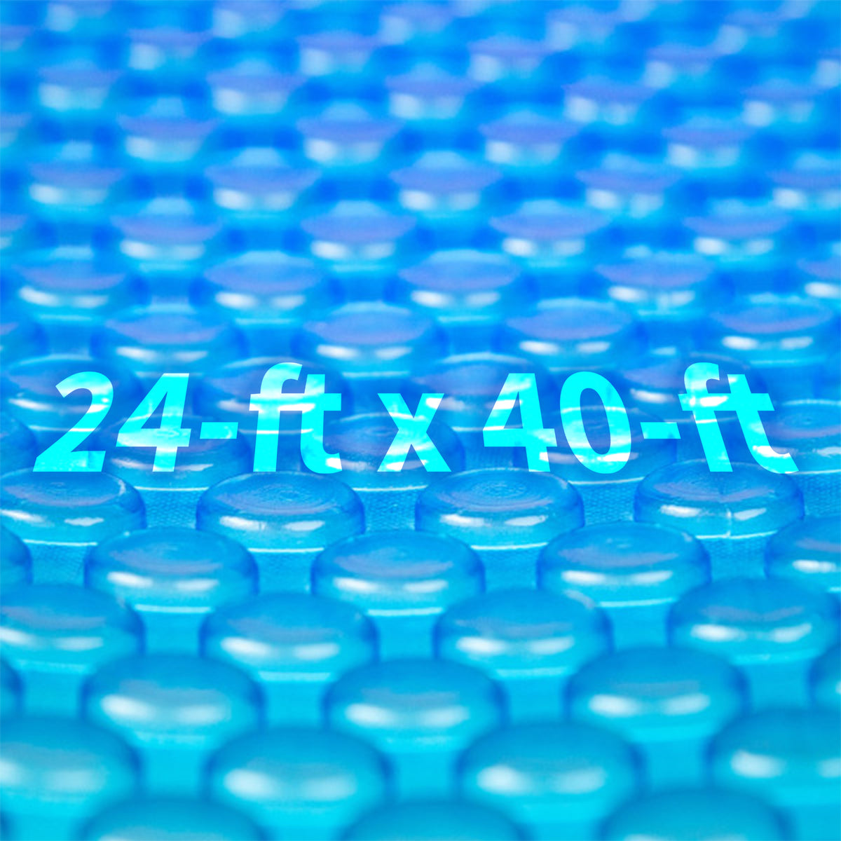Blue Wave 24' x 40' Rectangle 12 Mil Blue Solar Cover for In-Ground Pools, product photo (image 8)