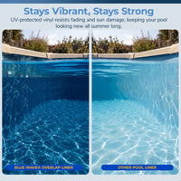 Emerald Coast pool liner, 12' Round, feature detail (image 5)
