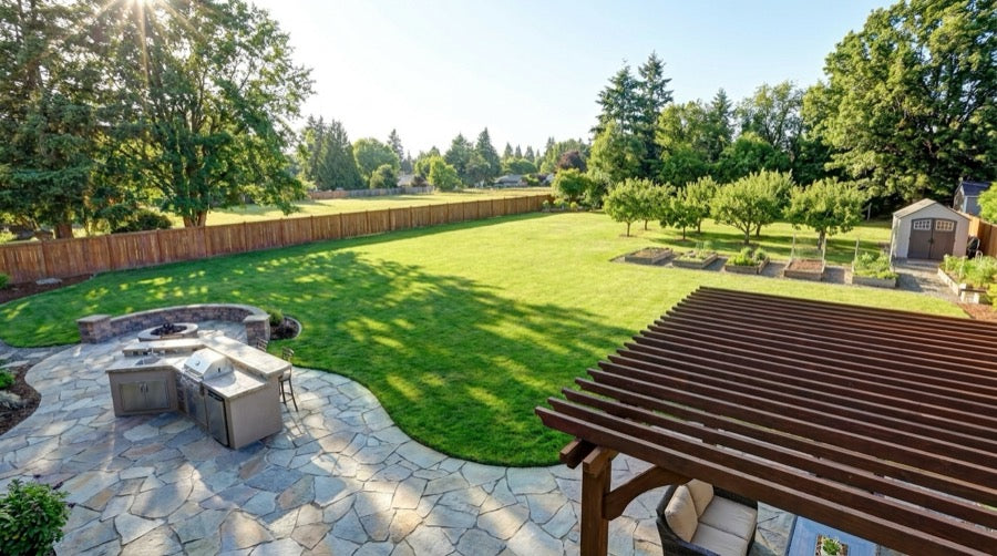 Extra large yard